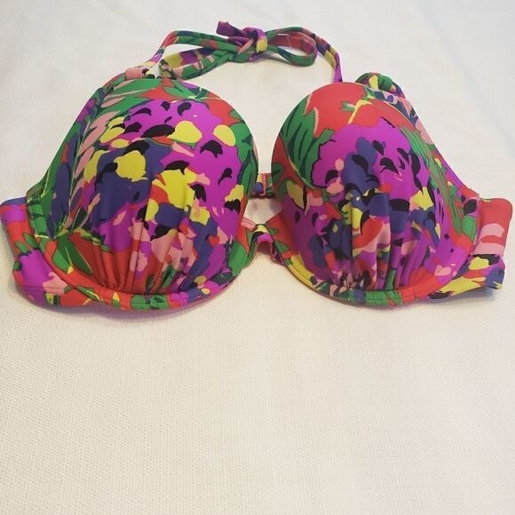 Aerie Gorgeous Tropical Bikini Top - Picture 2 of 8